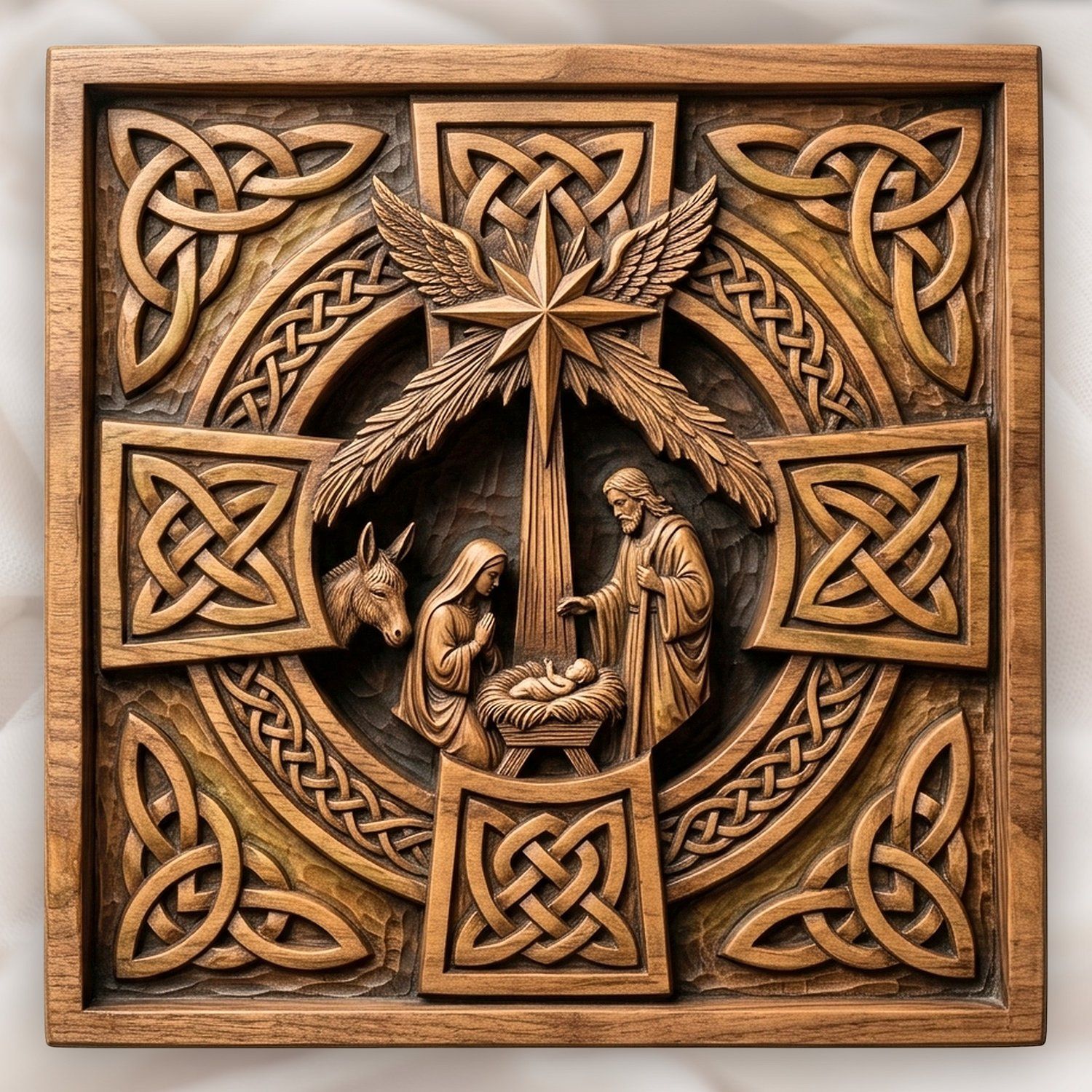 Christmas & Nativity CNC Relief STL bas-relief STL — view 2