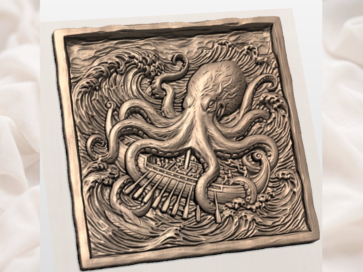 CNC Relief STL bas-relief STL — view 3