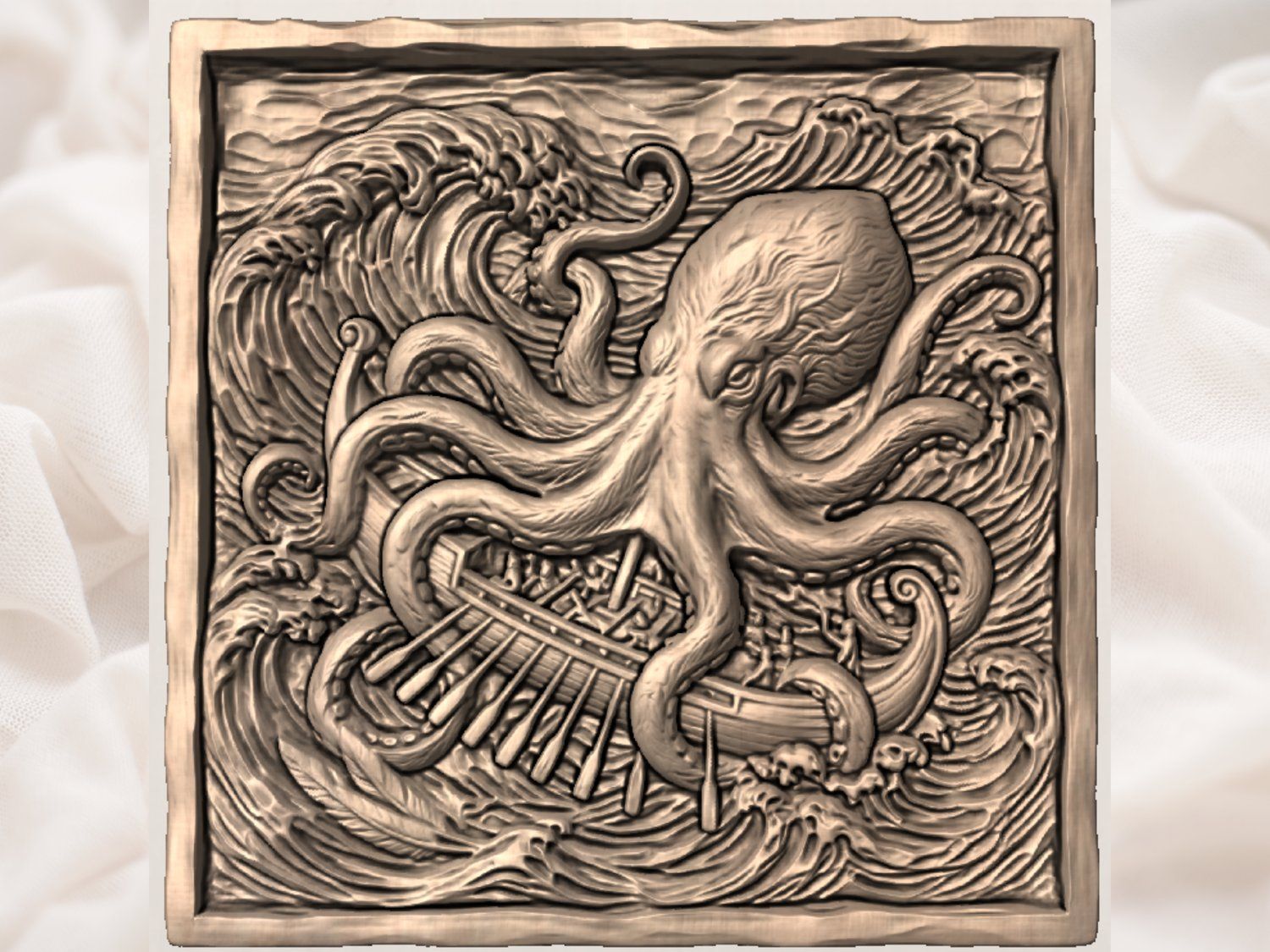 CNC Relief STL bas-relief STL — view 4