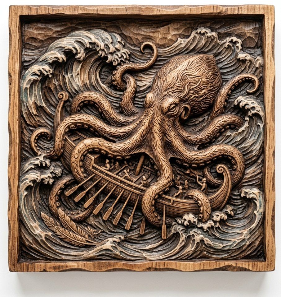 CNC Relief STL bas-relief STL — view 5