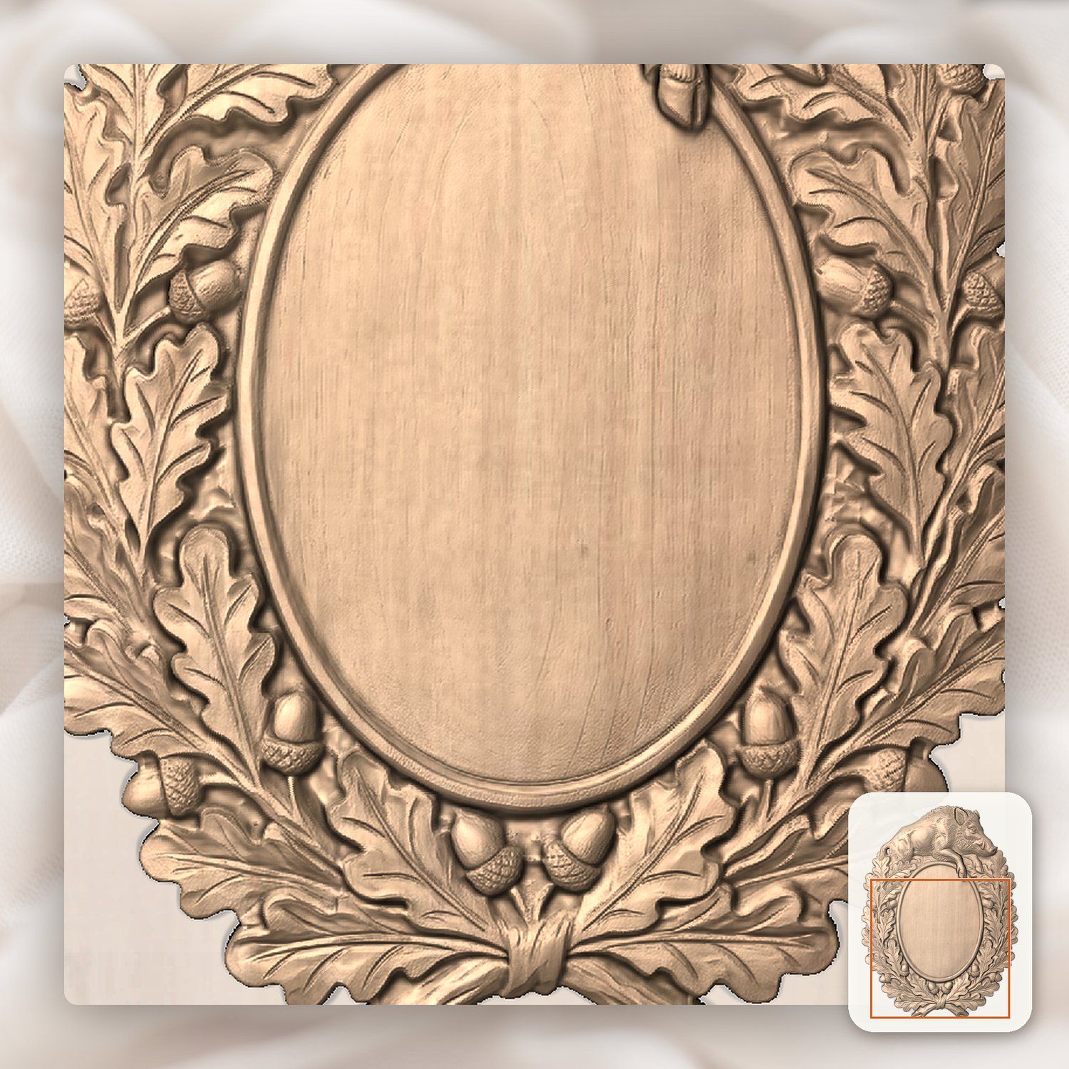 Cowboy Bucking Horse Trophy Shield CNC Relief STL bas-relief STL — view 6