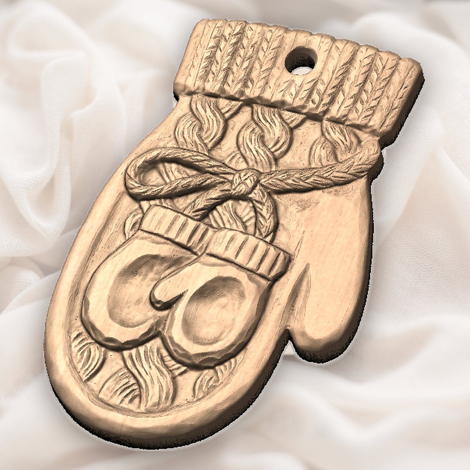 Christmas Ornament CNC Relief STL bas-relief STL — view 6