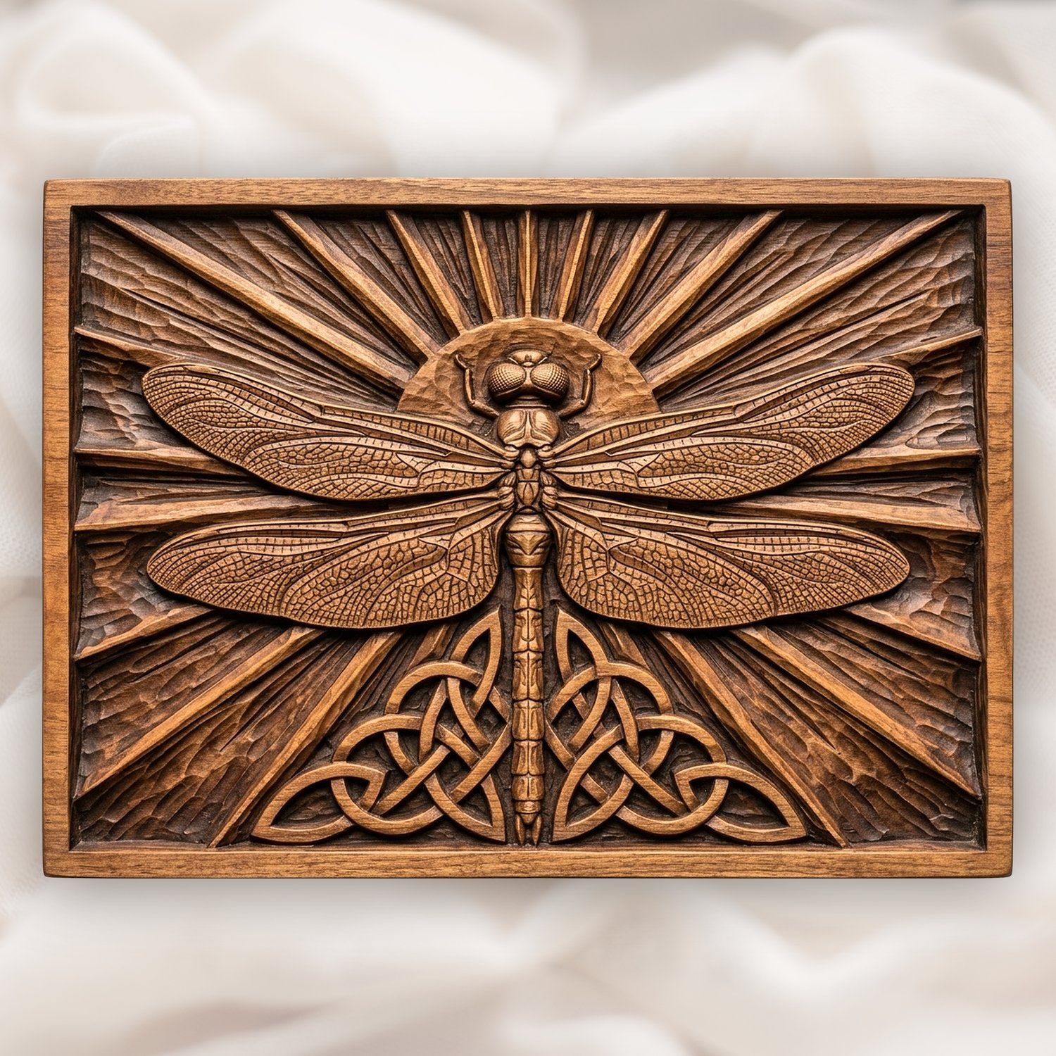 Dragonfly Celtic Knot CNC Relief STL bas-relief STL design
