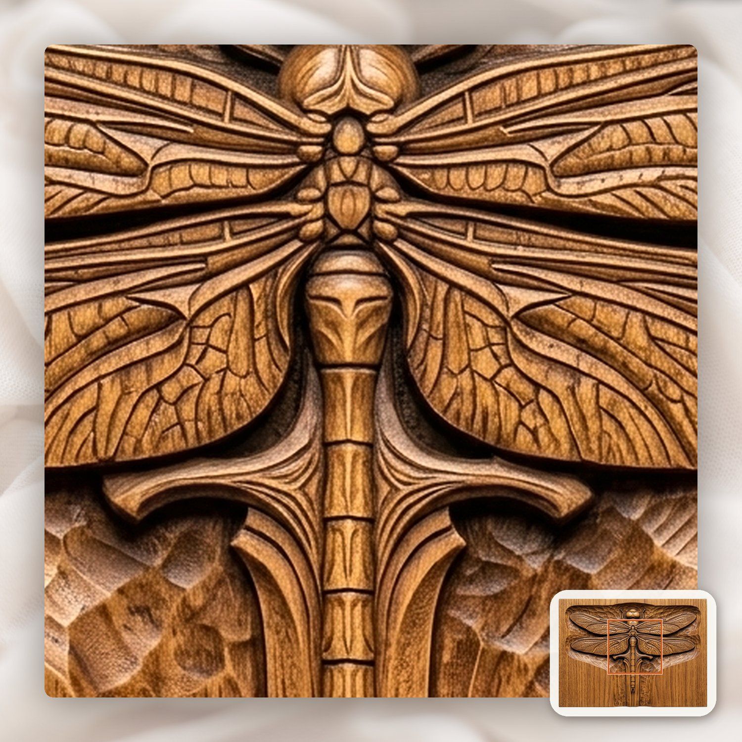 Dragonfly Sword Fantasy CNC Relief STL bas-relief STL — view 11