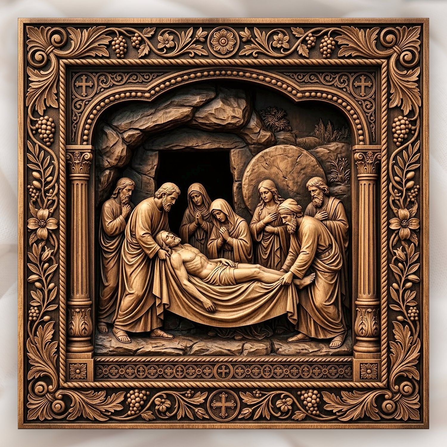 Jesus Laid in the Tomb STL