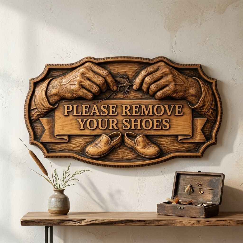 Fishing Remove Shoes CNC Relief STL bas-relief STL — view 13