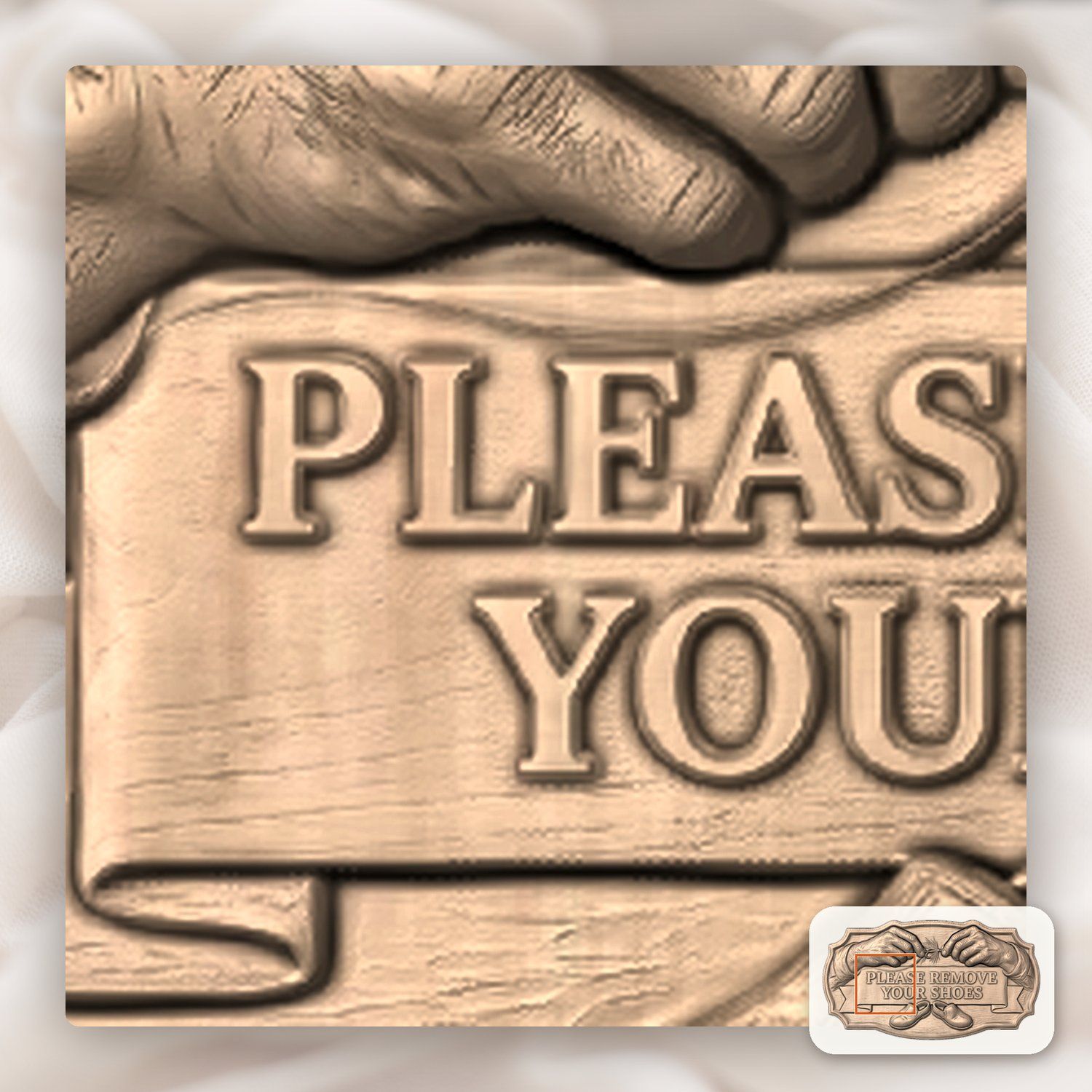 Fishing Remove Shoes CNC Relief STL bas-relief STL — view 8