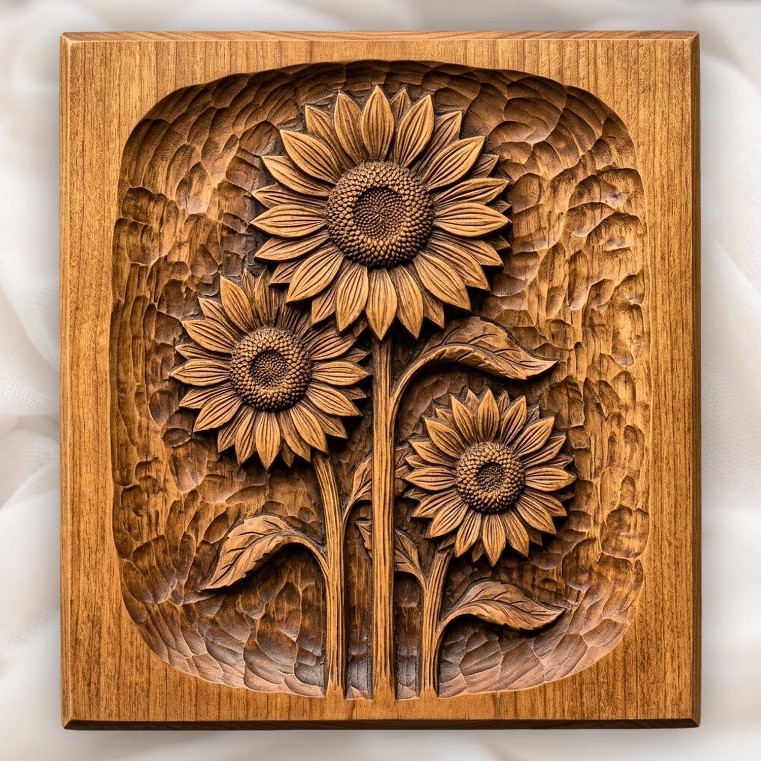 Floral Garden 11 Design CNC Relief STL bas-relief STL — view 10