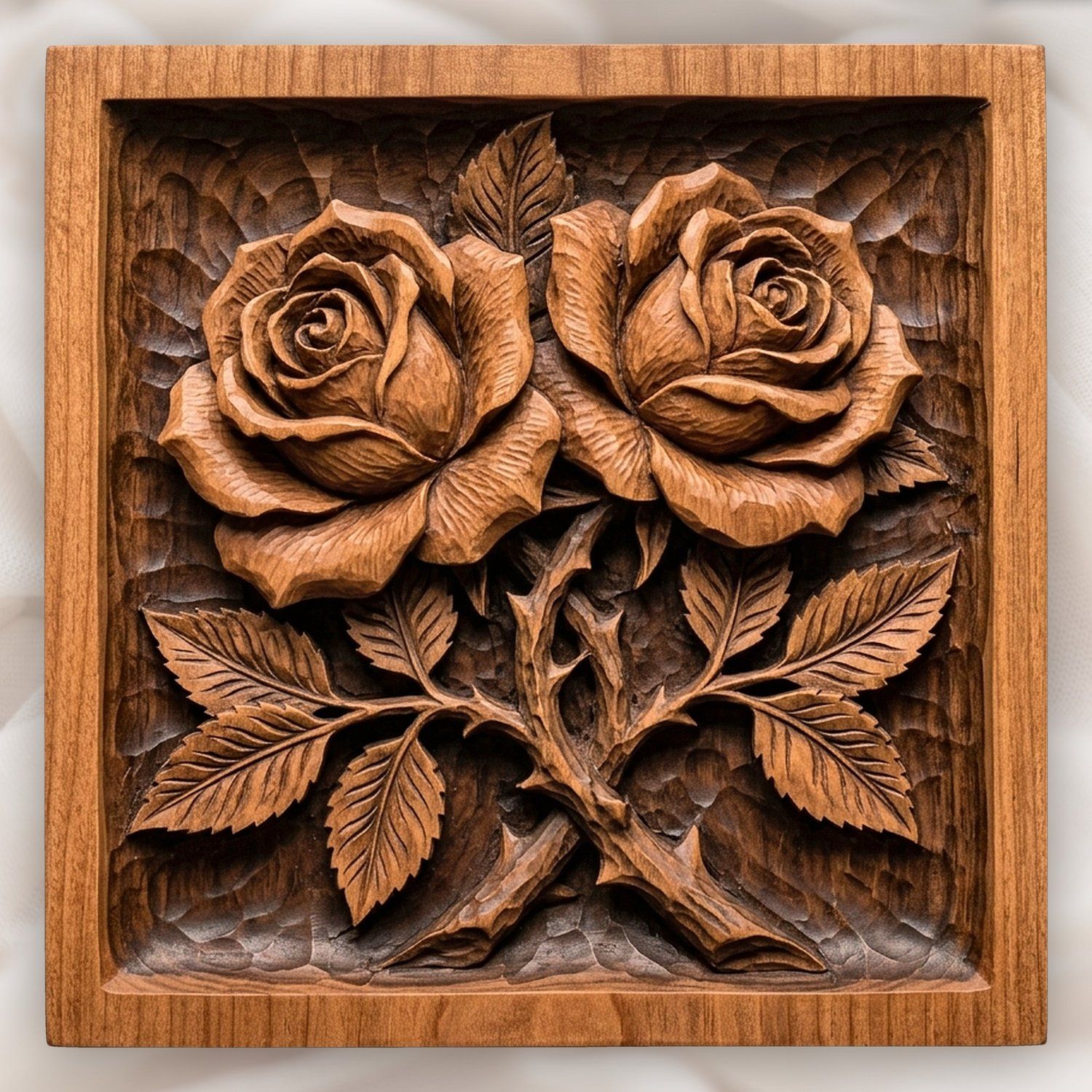 Floral Garden 11 Design CNC Relief STL bas-relief STL — view 12