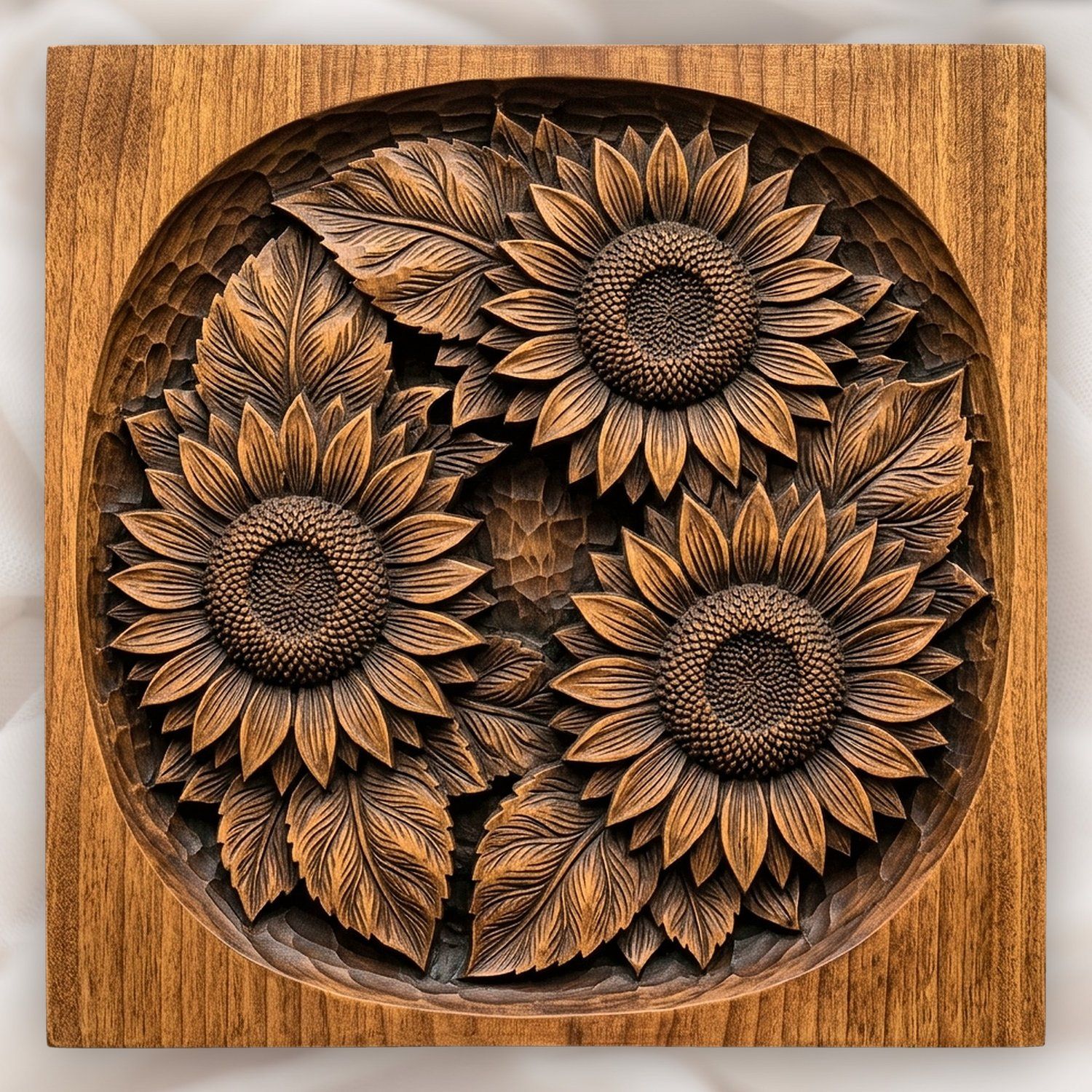 Floral Garden 11 Design CNC Relief STL bas-relief STL — view 8