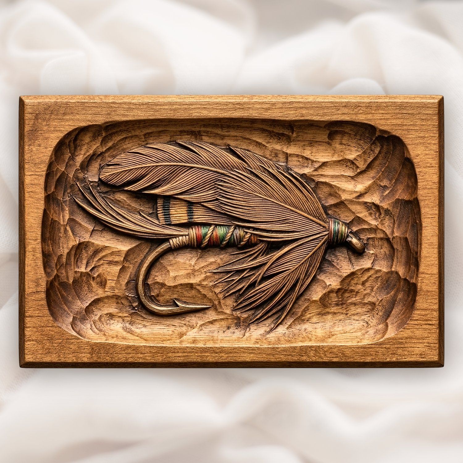 Fly Fishing Lure Macro CNC Relief STL bas-relief STL design