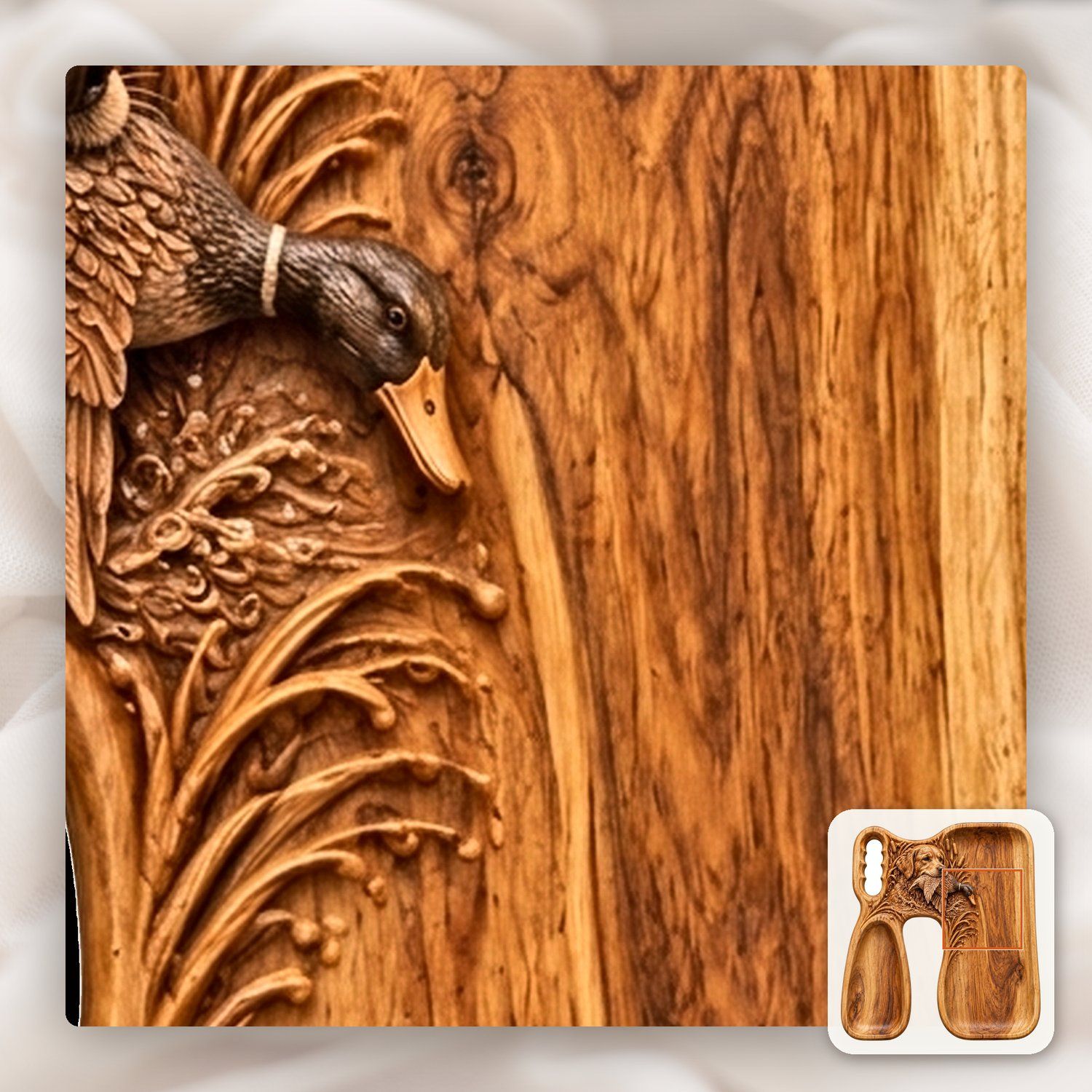 Golden Retriever Duck CNC Relief STL bas-relief STL — view 12