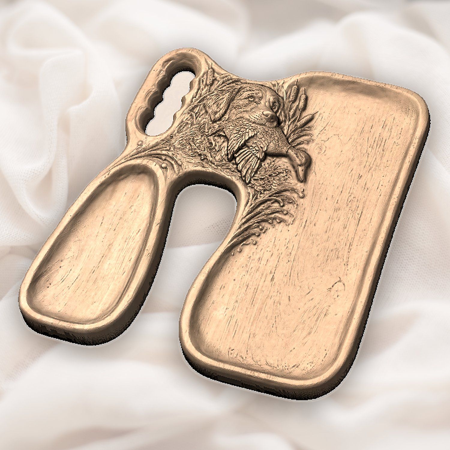 Golden Retriever Duck CNC Relief STL bas-relief STL — view 6
