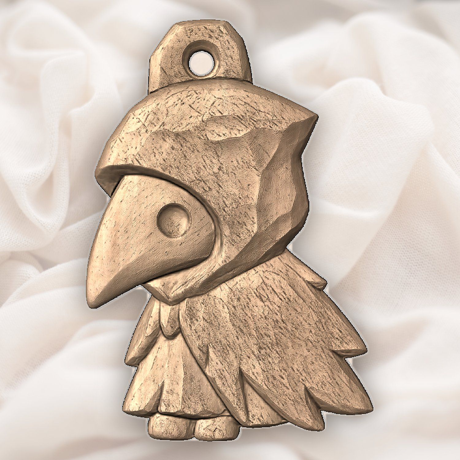 Gothic Raven Plague Doctor CNC Relief STL bas-relief STL — view 6