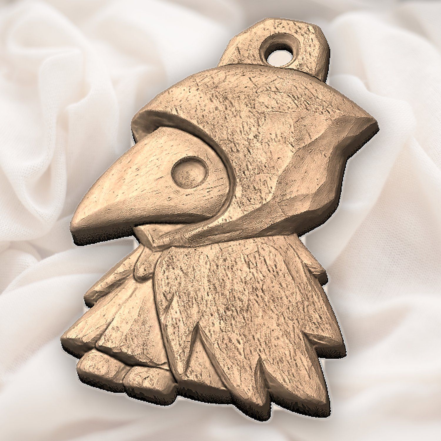 Gothic Raven Plague Doctor CNC Relief STL bas-relief STL — view 7