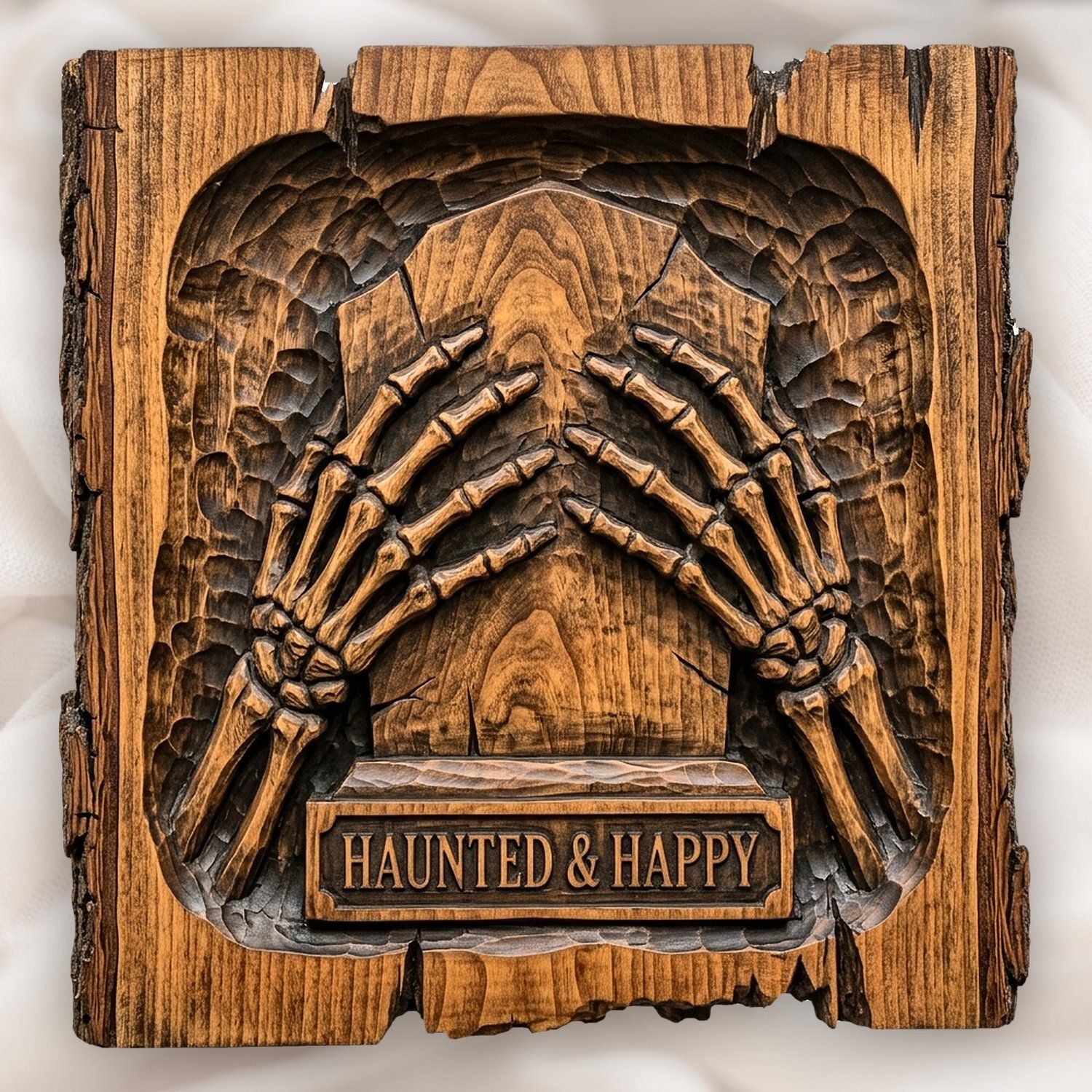 Halloween Spooky Ghost Pumpkin CNC Relief STL bas-relief STL — view 9