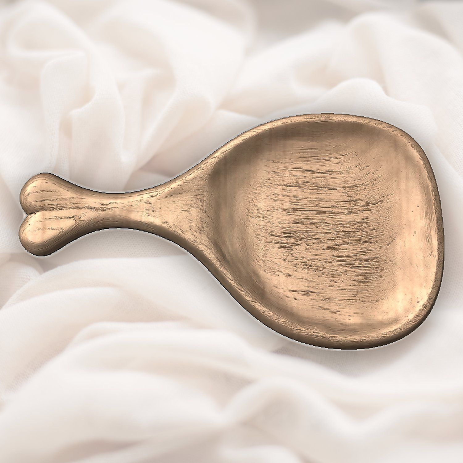 Hand Carved Wooden Scoop Serving Paddle CNC Relief STL bas-relief STL — view 5