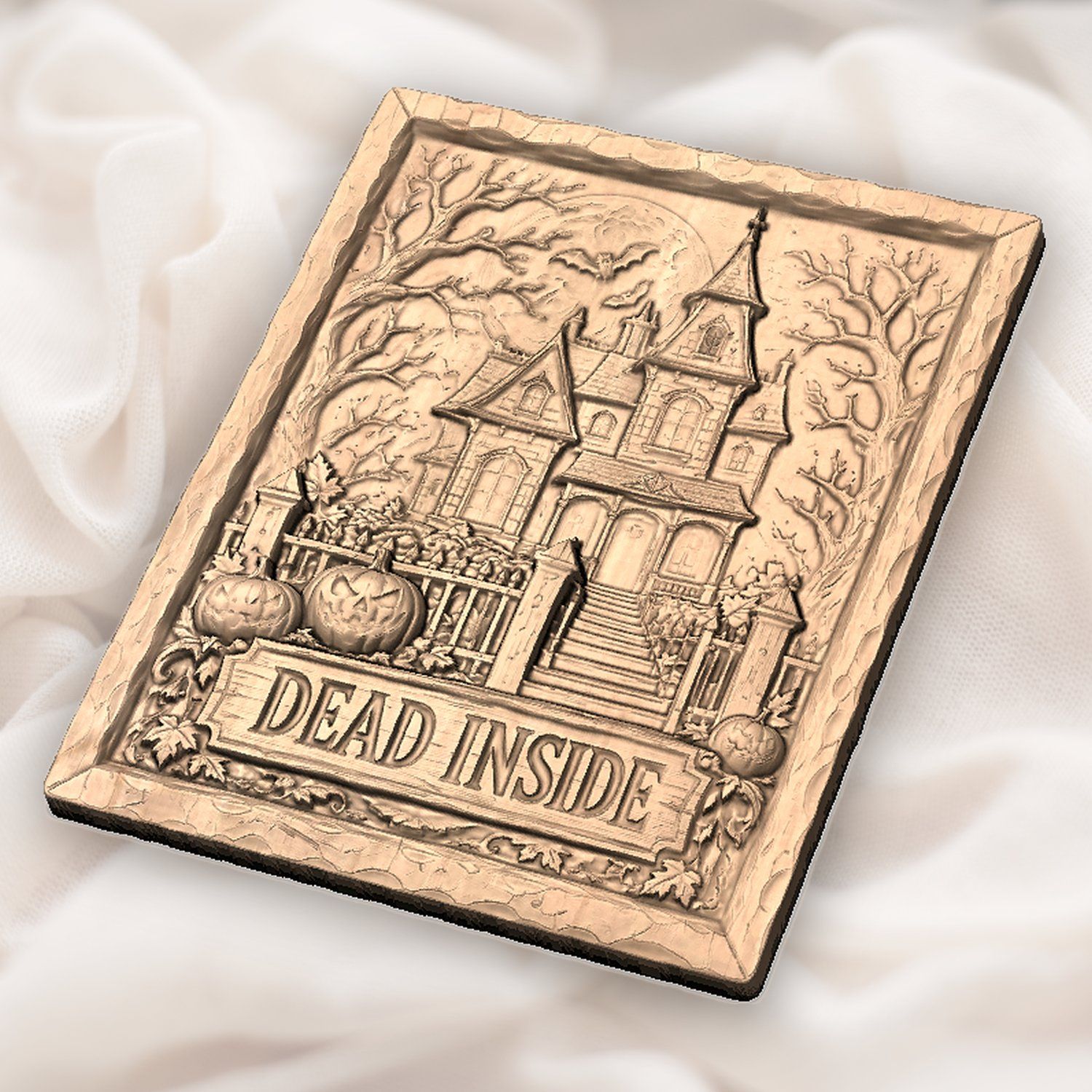 Haunted House Halloween Decor CNC Relief STL bas-relief STL — view 6
