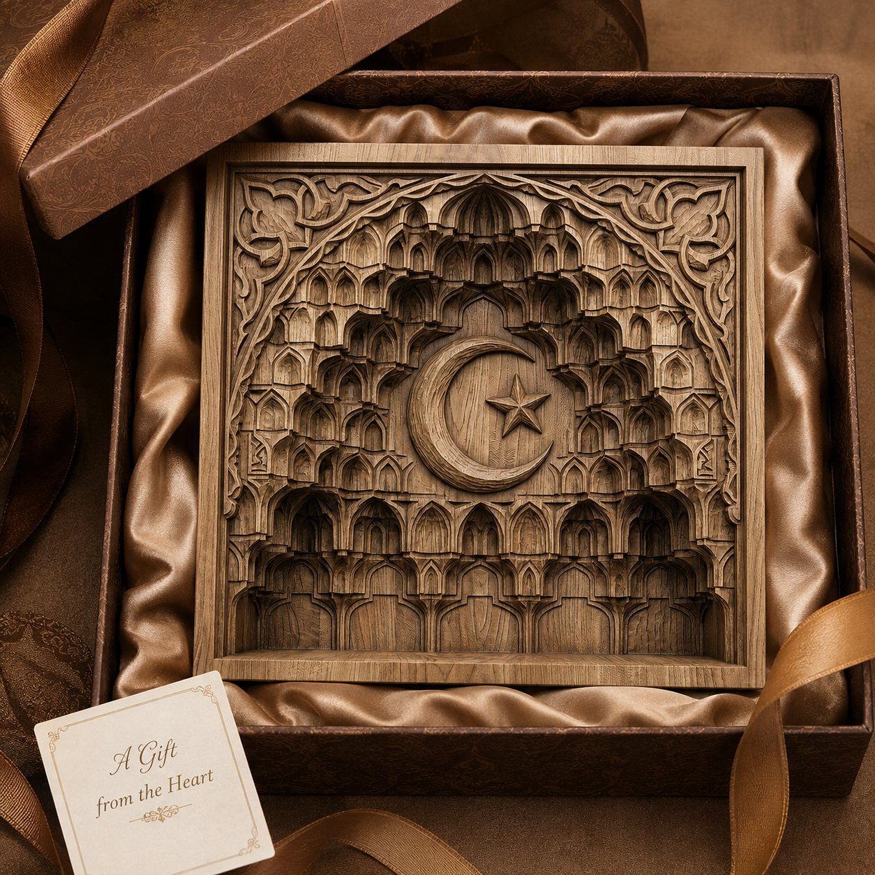 Islamic Mihrab Archway Sacred Wall Art CNC Relief STL bas-relief STL — view 8