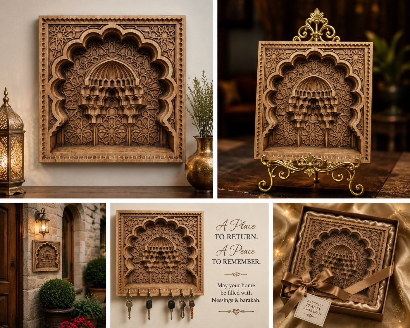 Islamic Muqarnas Archway CNC Relief STL bas-relief STL — view 6