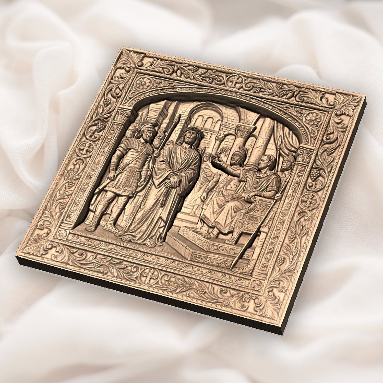 Jesus Condemned to Death STL bas-relief STL — view 4