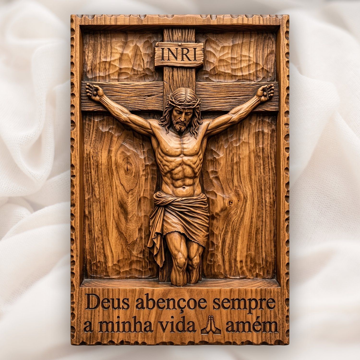 Jesus Christ Crucifixion Religious CNC Relief STL bas-relief STL design