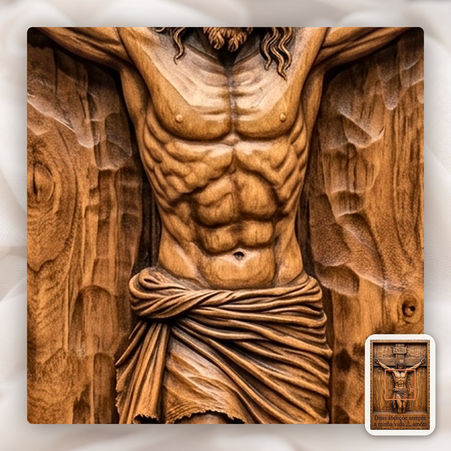 Jesus Christ Crucifixion Religious CNC Relief STL bas-relief STL — view 12