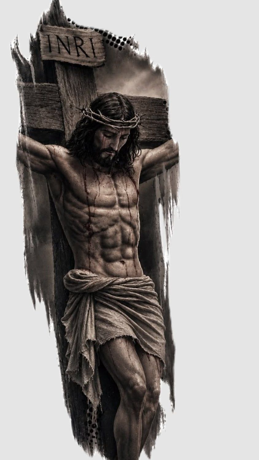 Jesus Christ Crucifixion Religious CNC Relief STL bas-relief STL — view 14