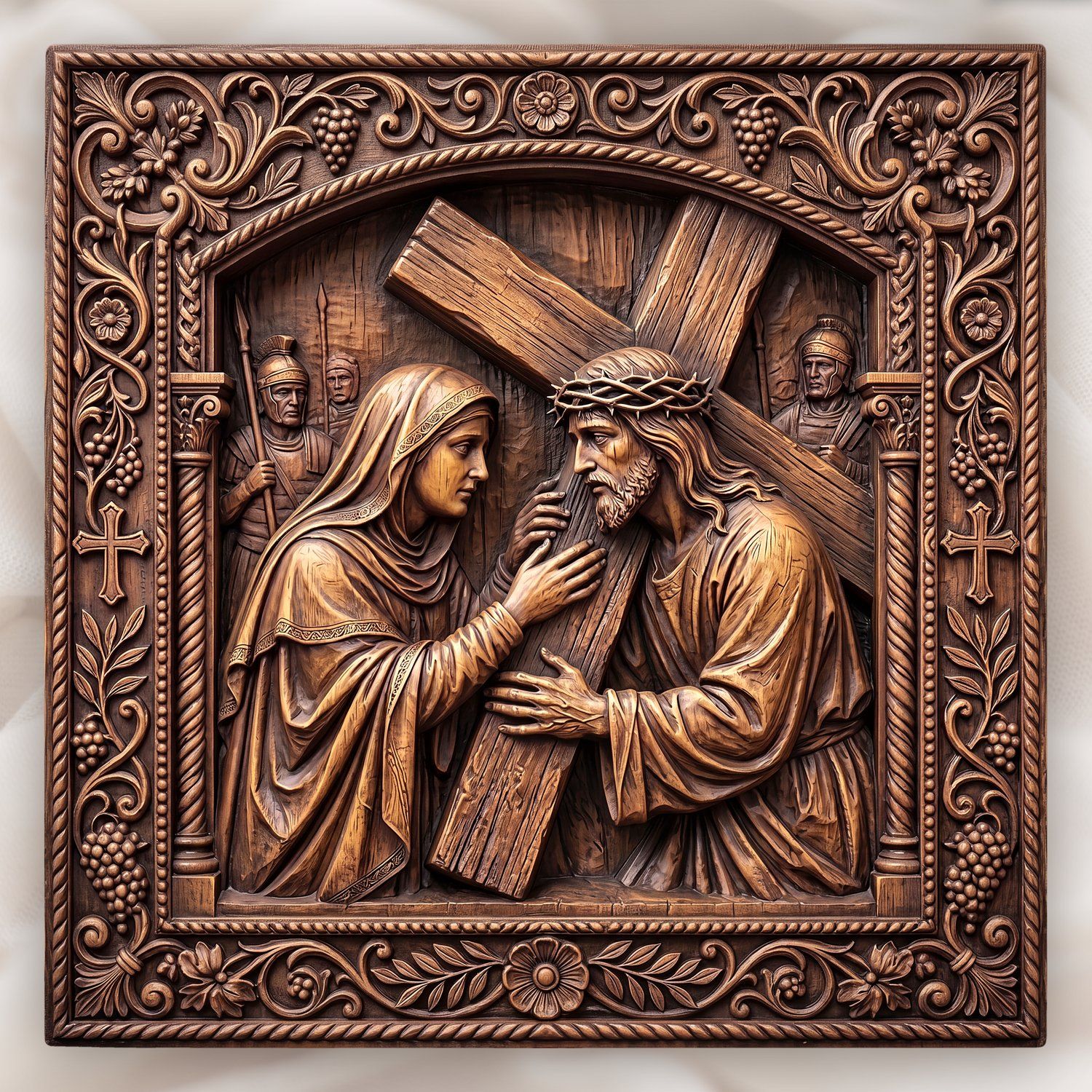 Jesus Meets His Mother STL bas-relief STL design