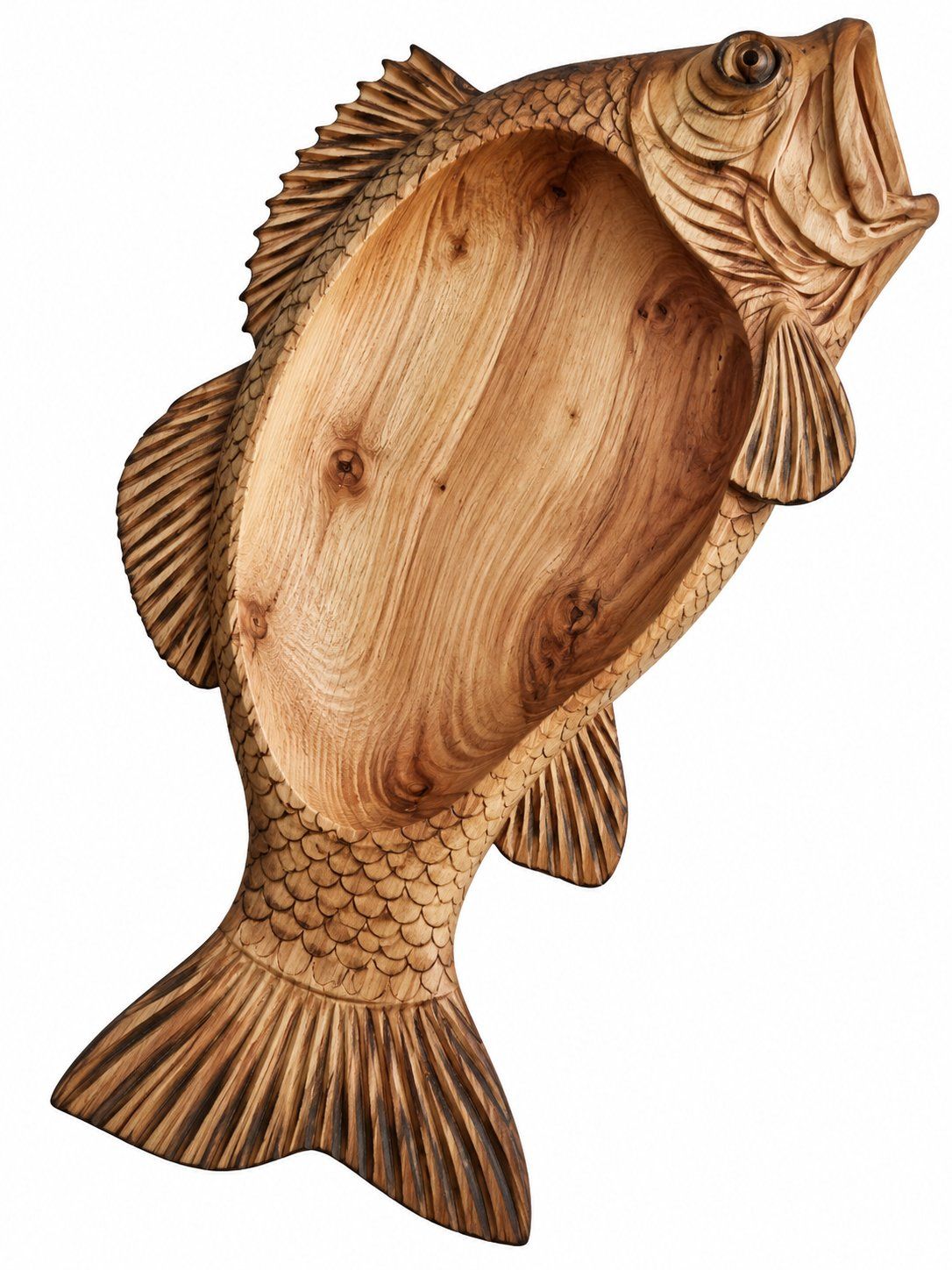 Largemouth Bass Trophy Fish Platter CNC Relief STL bas-relief STL — view 14