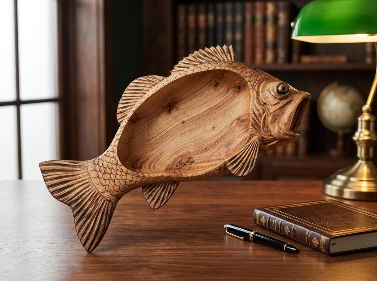 Largemouth Bass Trophy Fish Platter CNC Relief STL bas-relief STL — view 16