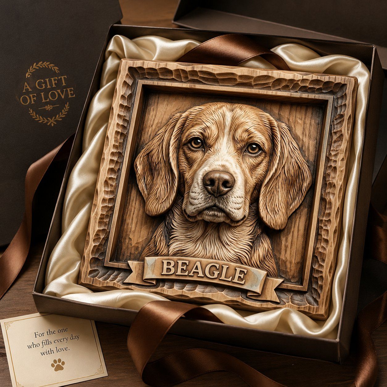 Majestic Beagle Hound Dog CNC Relief STL bas-relief STL — view 9