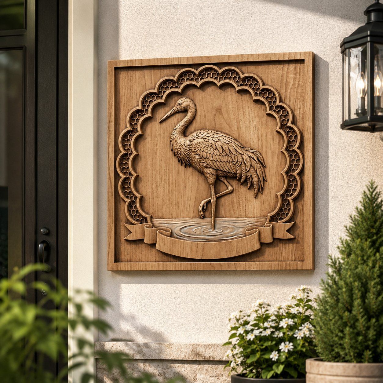 Majestic Heron Bird Nature CNC Relief STL bas-relief STL — view 7