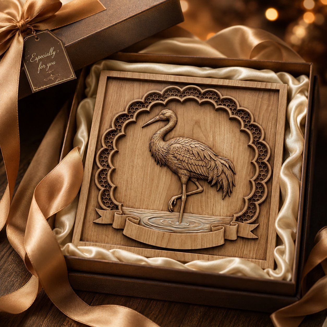 Majestic Heron Bird Nature CNC Relief STL bas-relief STL — view 8