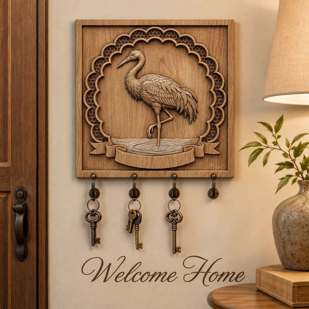 Majestic Heron Bird Nature CNC Relief STL bas-relief STL — view 9