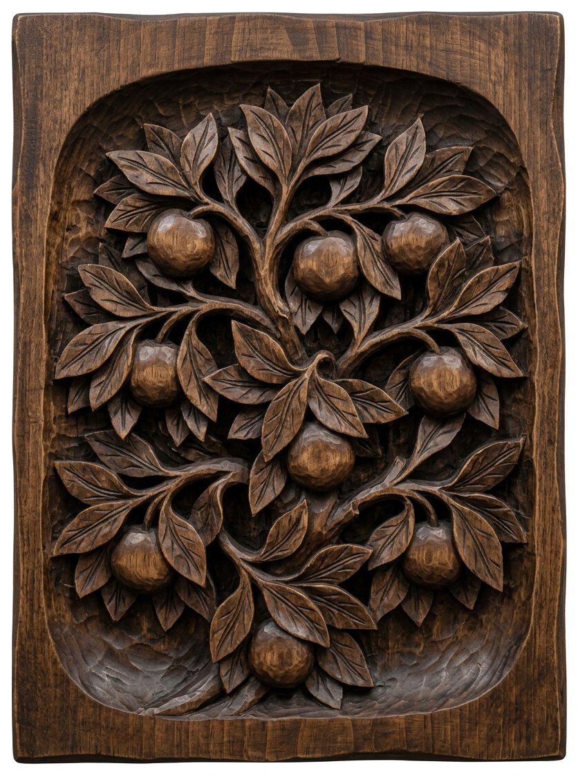 Majestic Yggdrasil Tree of Life Decorative Panel CNC Relief STL bas-relief STL — view 4