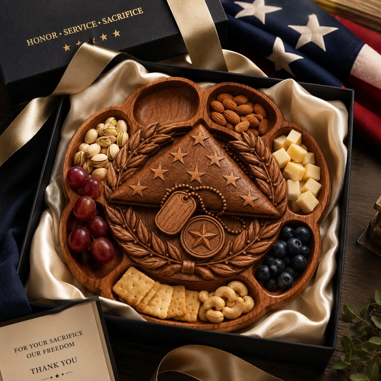 Military Memorial Valet Tray Design bas-relief STL — view 7