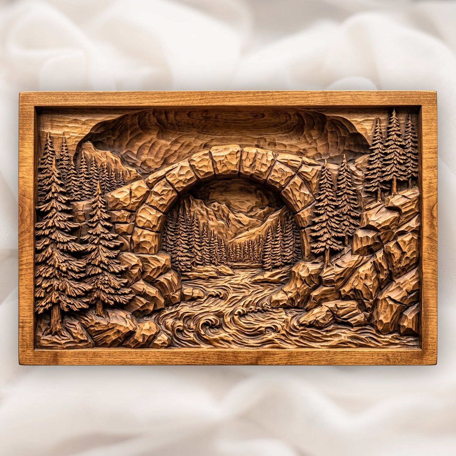 Mountain Scenery Relief Collection CNC Relief STL bas-relief STL — view 11