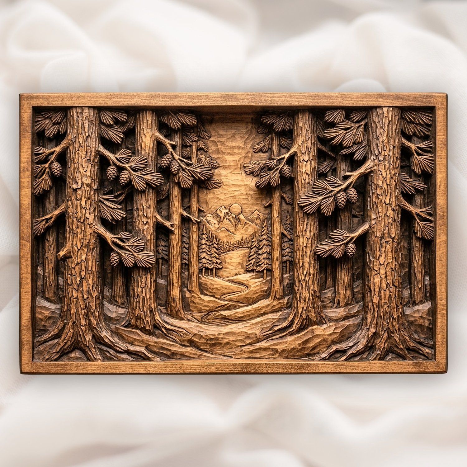 Mountain Scenery Relief Collection CNC Relief STL bas-relief STL — view 13