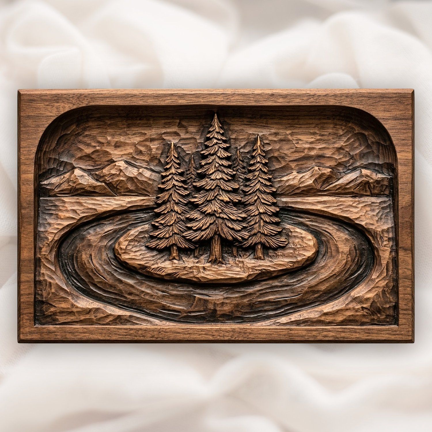 Mountain Scenery Relief Collection CNC Relief STL bas-relief STL — view 14
