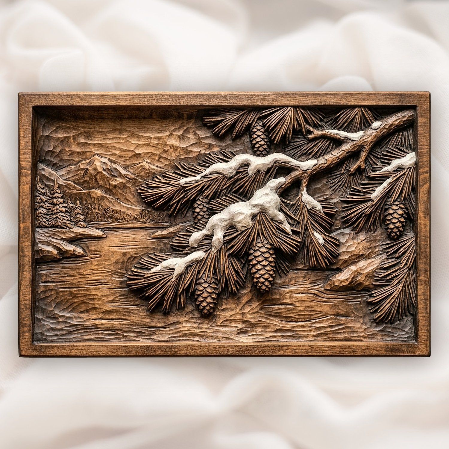 Mountain Scenery Relief Collection CNC Relief STL bas-relief STL — view 17