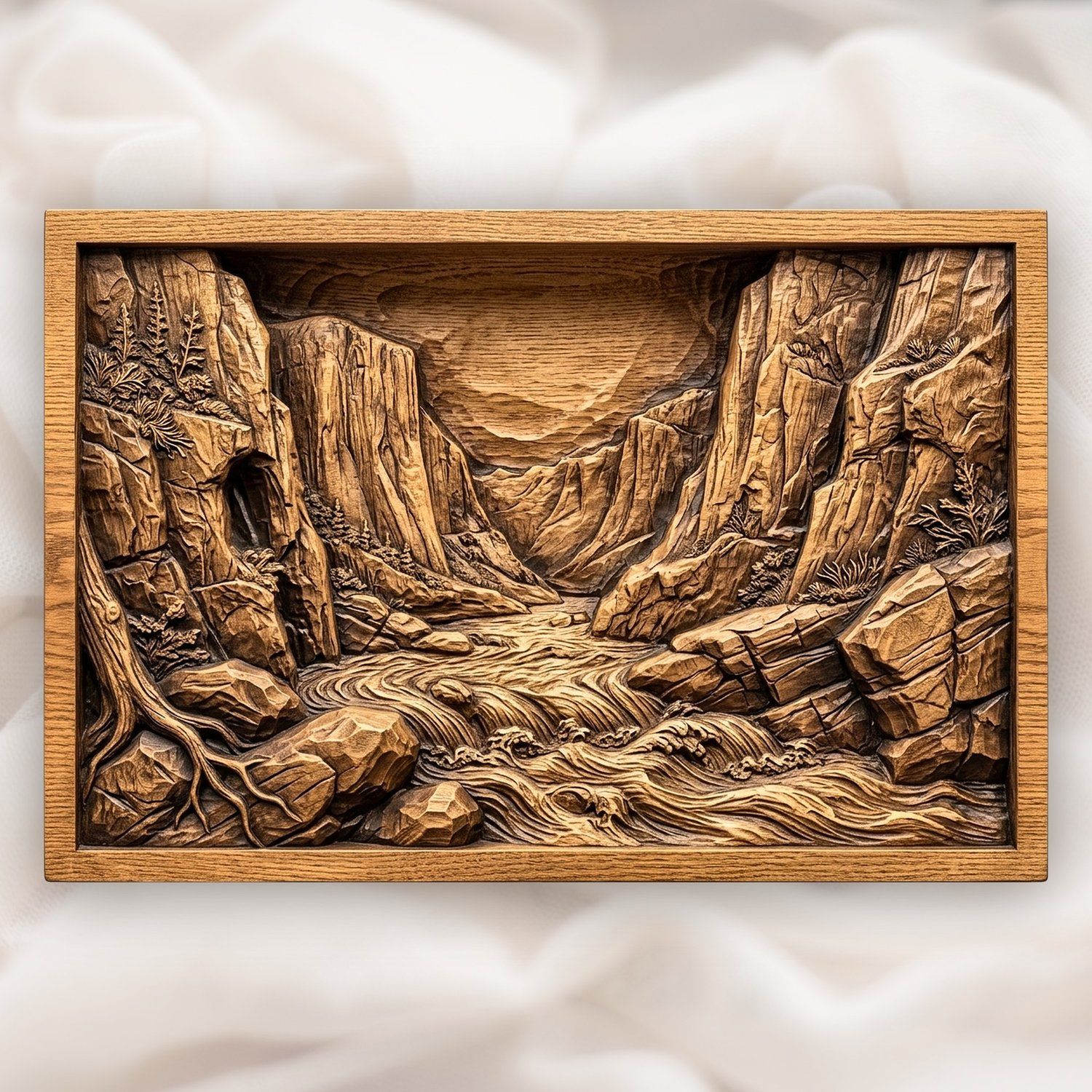 Mountain Scenery Relief Collection CNC Relief STL bas-relief STL — view 3