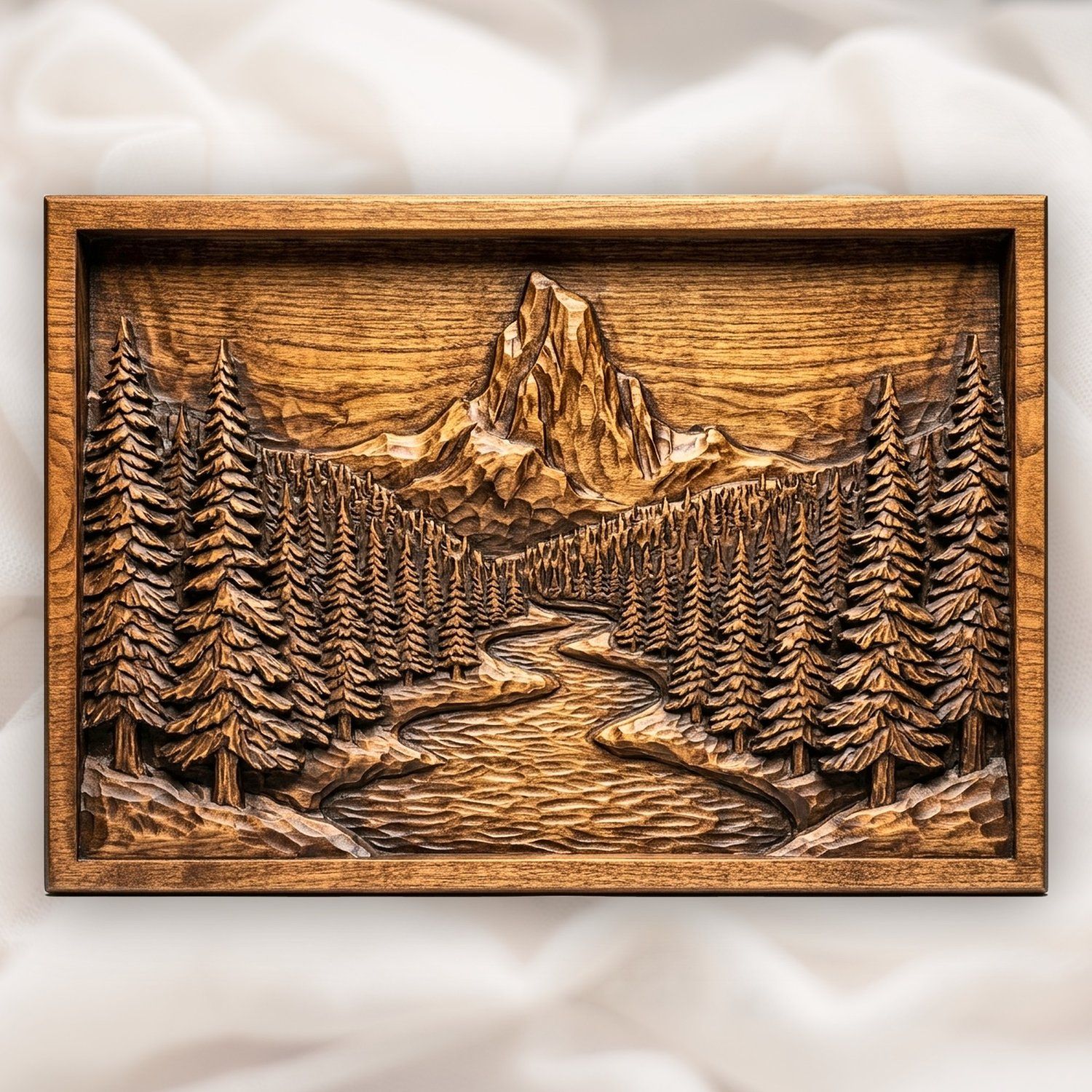 Mountain Scenery Relief Collection CNC Relief STL bas-relief STL — view 9