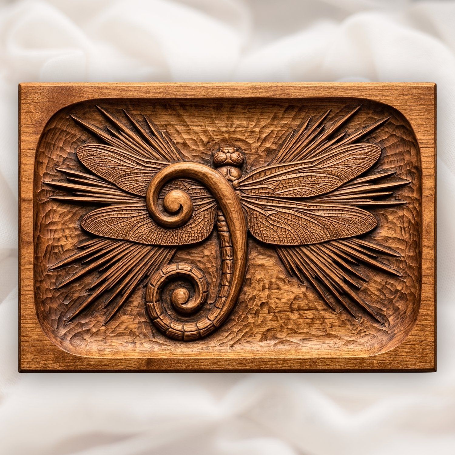 Musical Bass Clef Dragonfly CNC Relief STL bas-relief STL design
