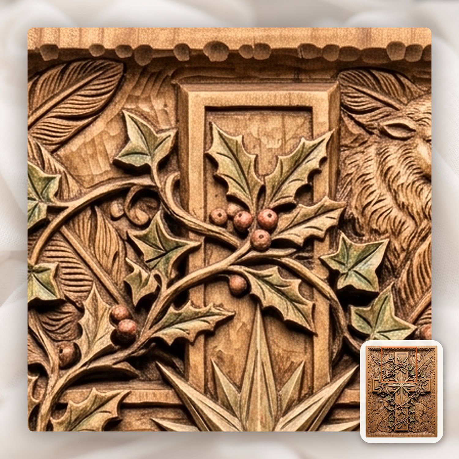 Nativity Star Cross CNC Relief STL bas-relief STL — view 11
