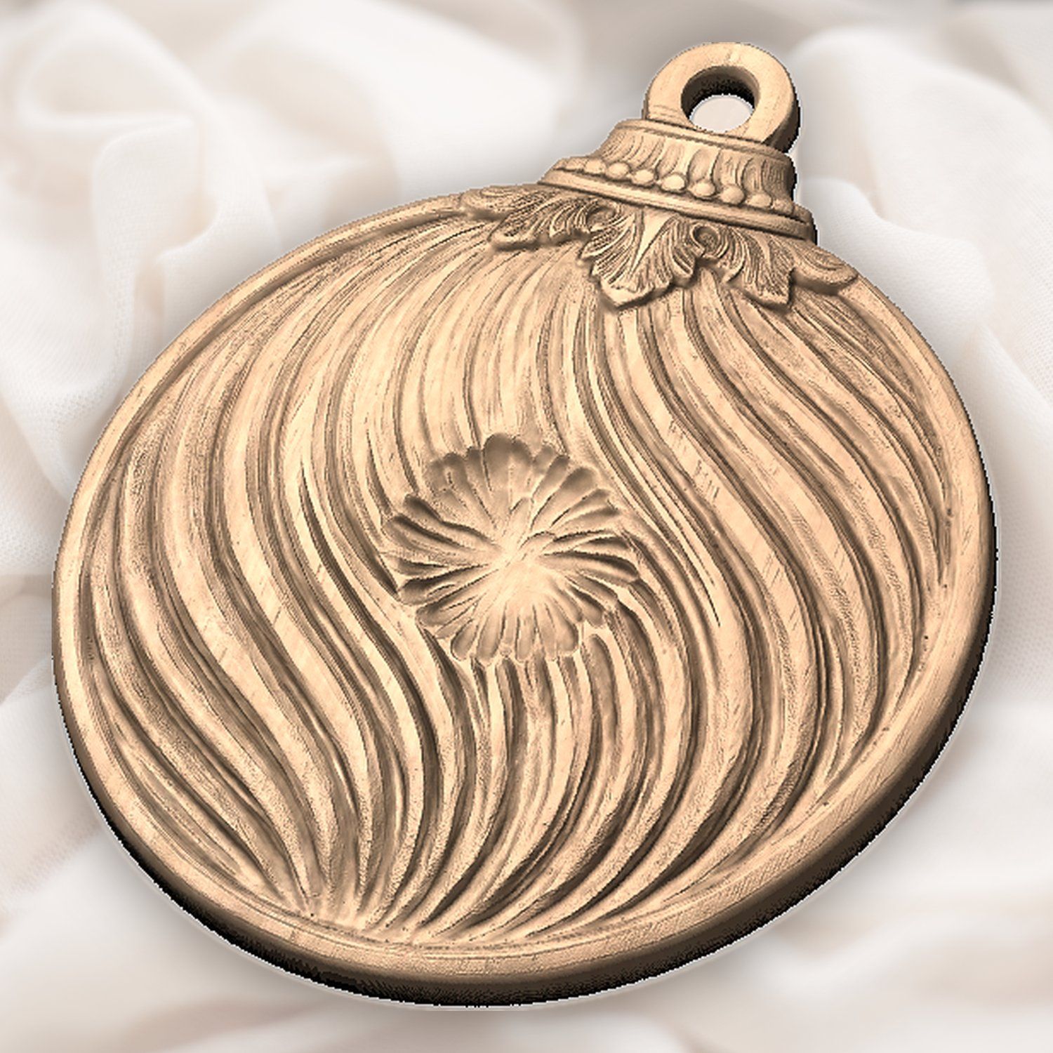 Christmas tree Ornament CNC Relief STL bas-relief STL — view 6