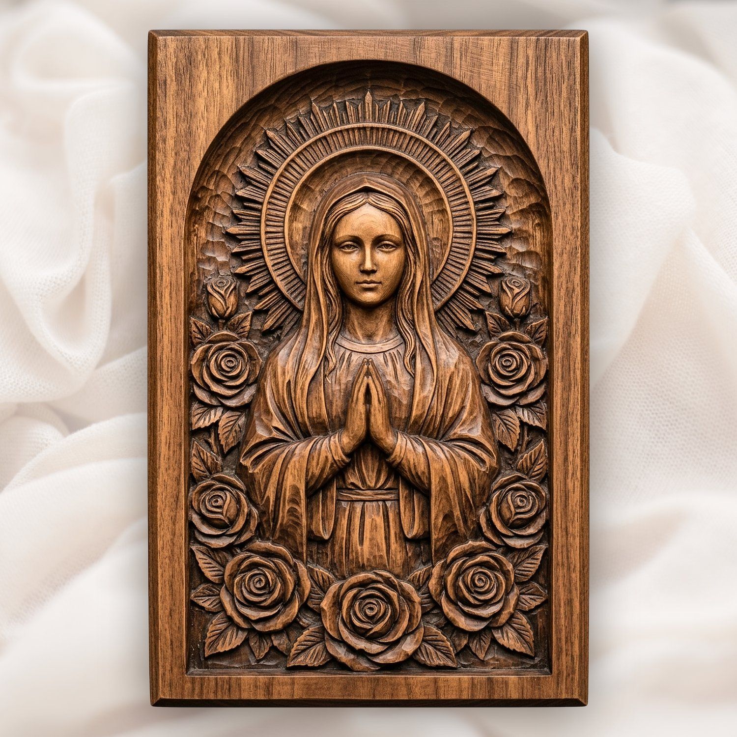 Our Lady of Guadalupe CNC Relief STL bas-relief STL design