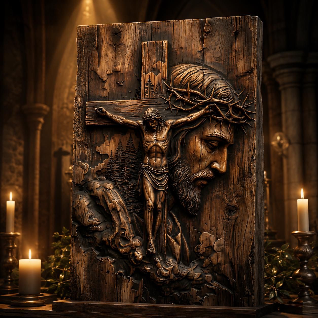 Top 10 Christian Faith Bas-Relief STL Bundle for CNC and 3D Printing bas-relief STL — view 3