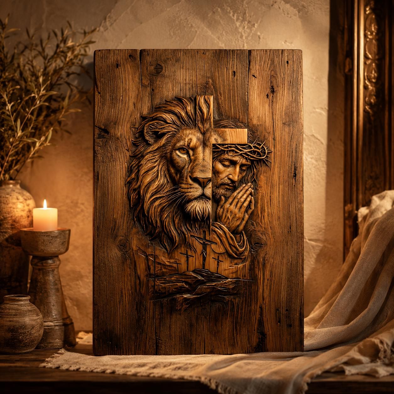Top 10 Christian Faith Bas-Relief STL Bundle for CNC and 3D Printing bas-relief STL — view 5
