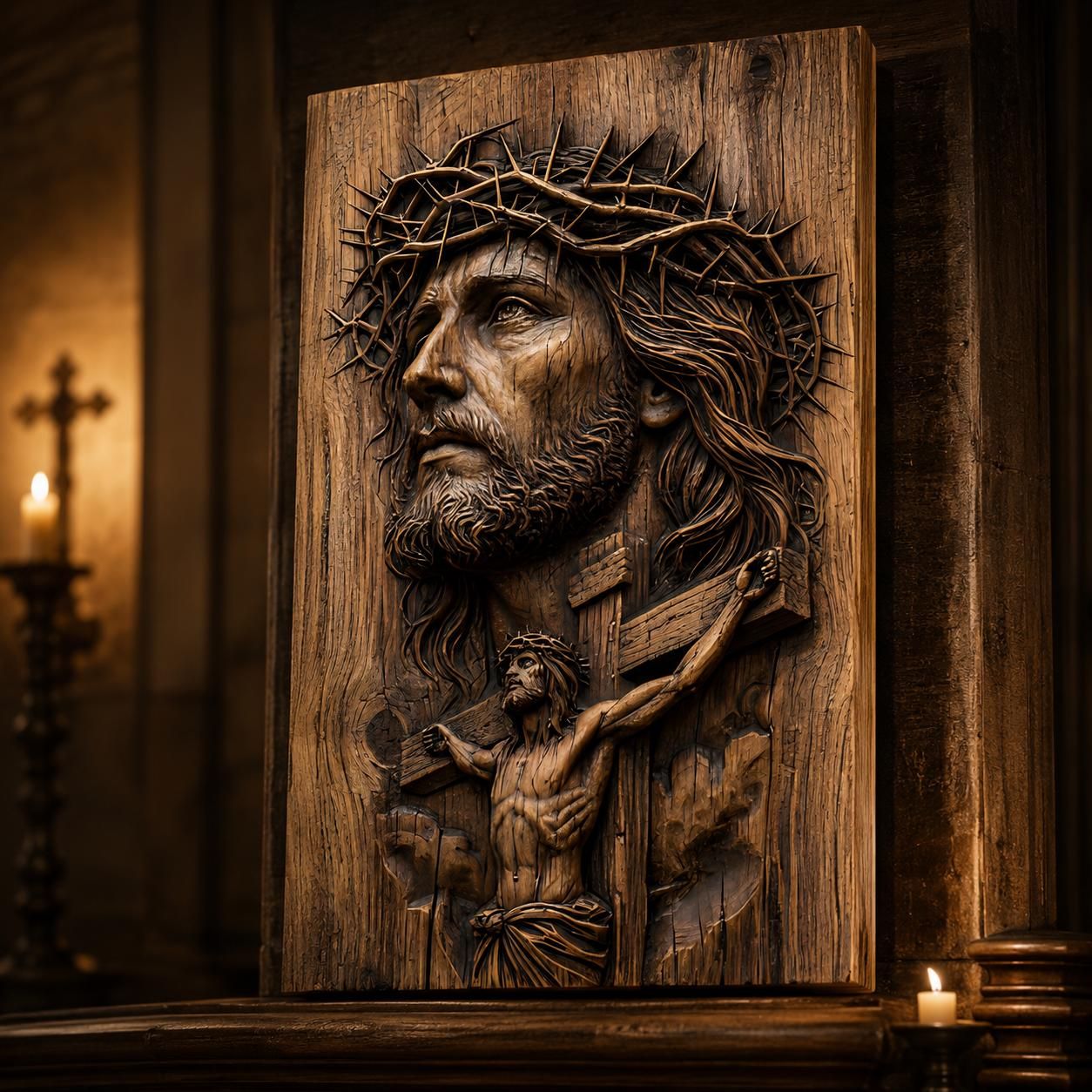 Top 10 Christian Faith Bas-Relief STL Bundle for CNC and 3D Printing bas-relief STL — view 7